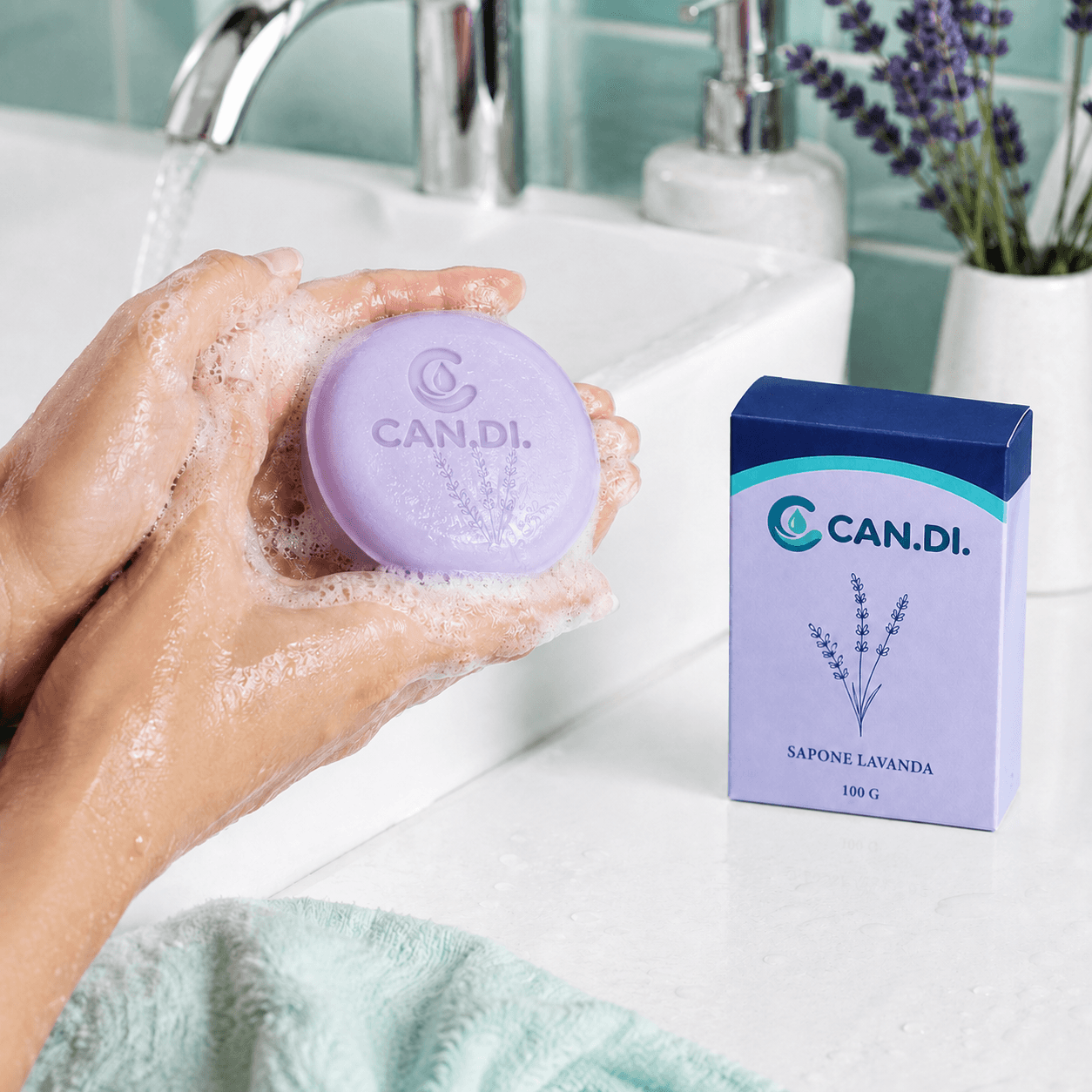 Sapone Lavanda 100 g – miniatura 3