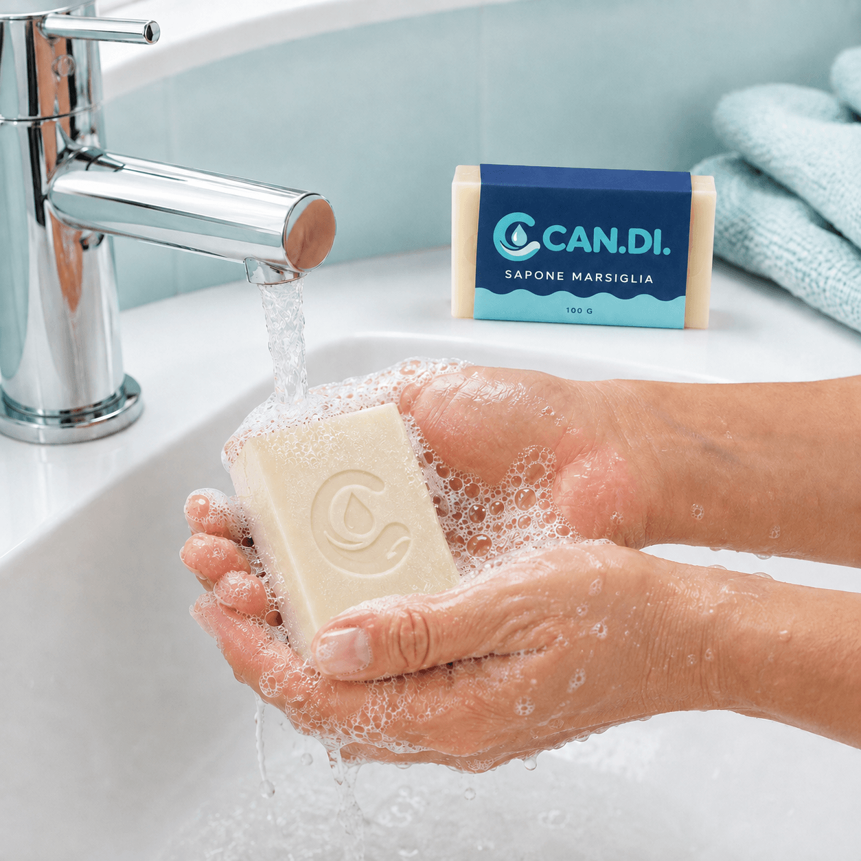 Sapone Marsiglia 100 g – miniatura 3
