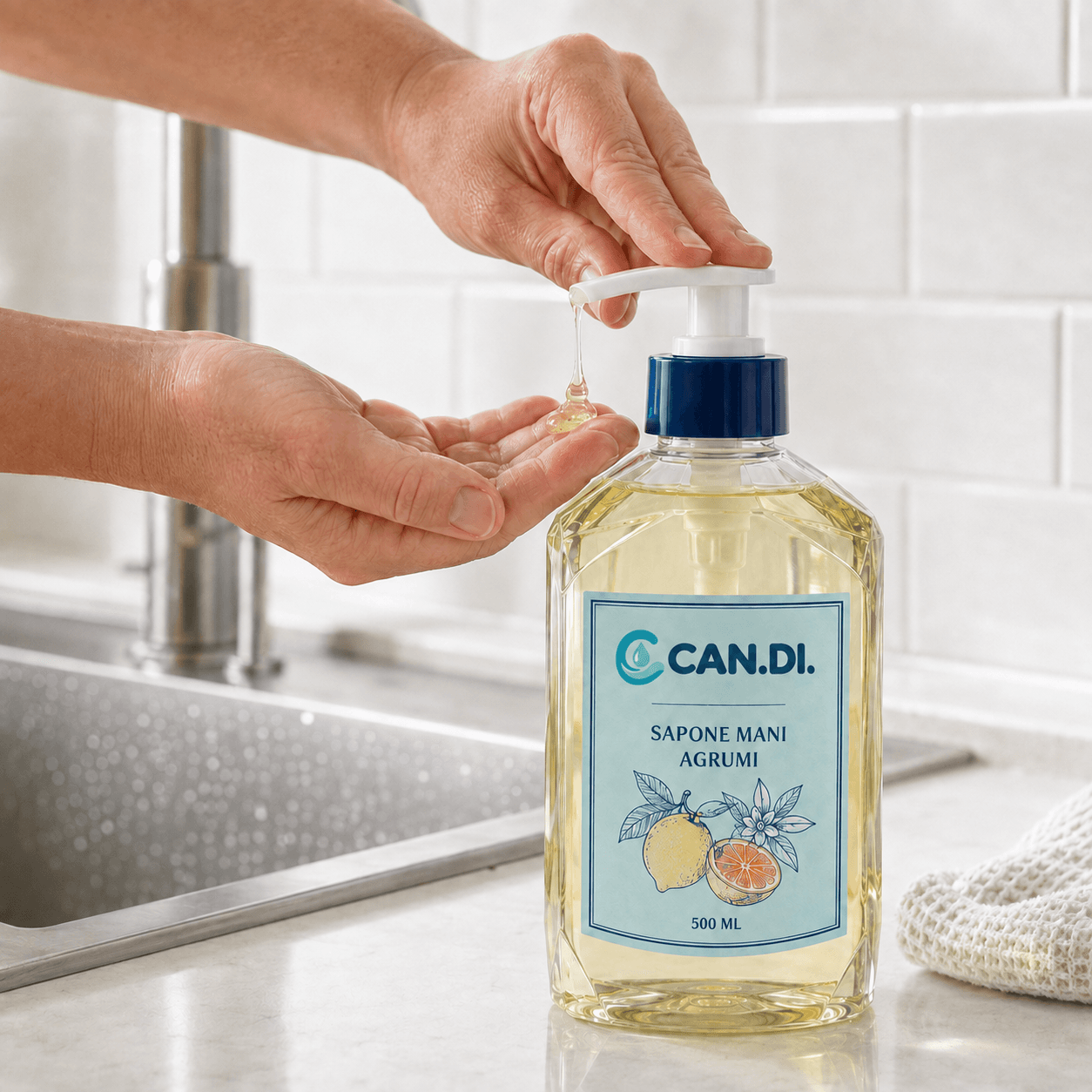 Sapone Mani Agrumi 500 ml – miniatura 3