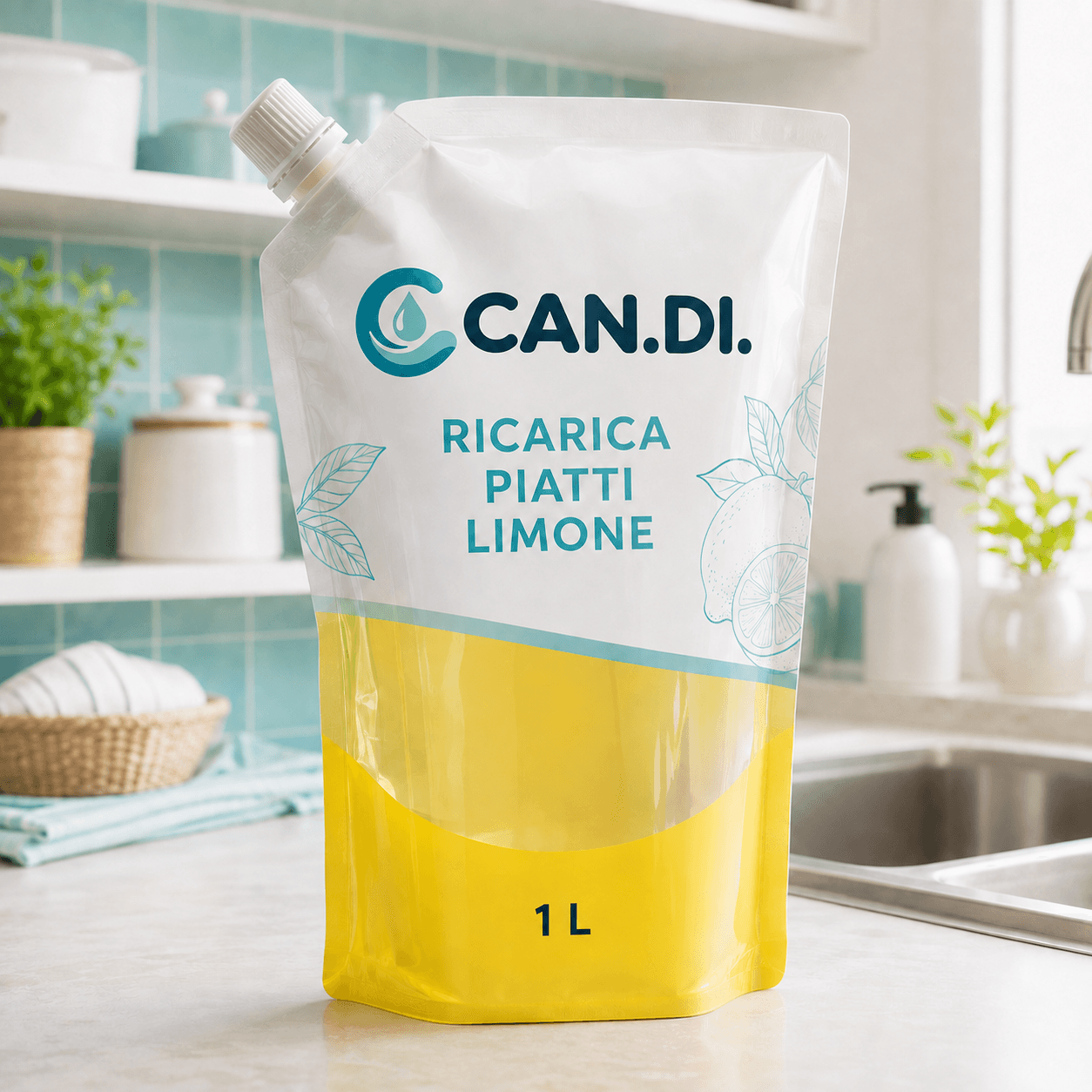 Ricarica Detersivo Piatti Limone 1 l – 1
